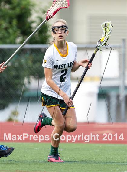 Thumbnail 3 in Oregon City vs. West Linn (Oregon Girls Lacrosse Association Playoff) photogallery.