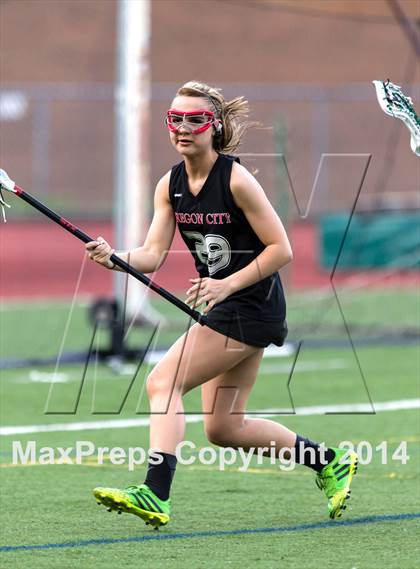 Thumbnail 1 in Oregon City vs. West Linn (Oregon Girls Lacrosse Association Playoff) photogallery.