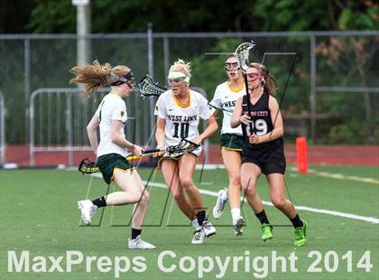 Thumbnail 1 in Oregon City vs. West Linn (Oregon Girls Lacrosse Association Playoff) photogallery.