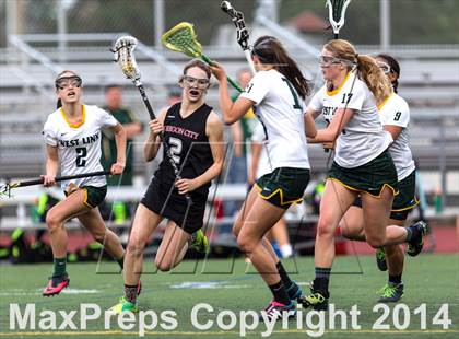 Thumbnail 1 in Oregon City vs. West Linn (Oregon Girls Lacrosse Association Playoff) photogallery.