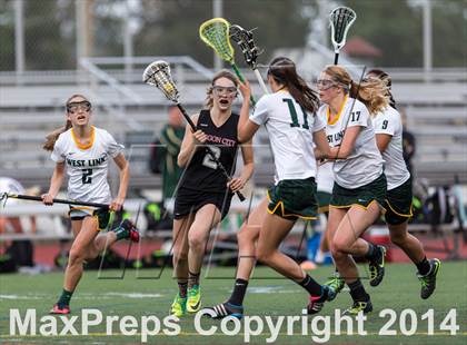Thumbnail 3 in Oregon City vs. West Linn (Oregon Girls Lacrosse Association Playoff) photogallery.