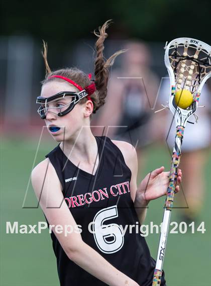 Thumbnail 2 in Oregon City vs. West Linn (Oregon Girls Lacrosse Association Playoff) photogallery.