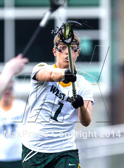 Thumbnail 2 in Oregon City vs. West Linn (Oregon Girls Lacrosse Association Playoff) photogallery.