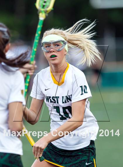 Thumbnail 2 in Oregon City vs. West Linn (Oregon Girls Lacrosse Association Playoff) photogallery.
