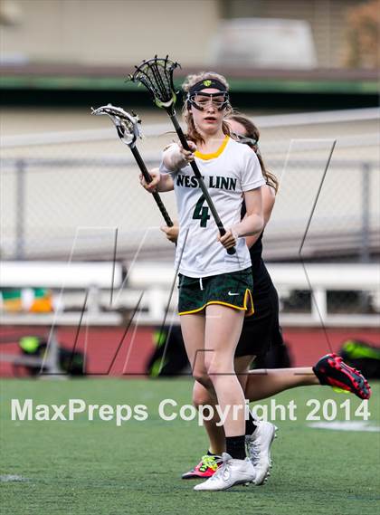 Thumbnail 2 in Oregon City vs. West Linn (Oregon Girls Lacrosse Association Playoff) photogallery.