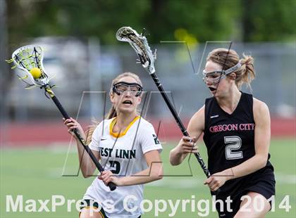 Thumbnail 3 in Oregon City vs. West Linn (Oregon Girls Lacrosse Association Playoff) photogallery.