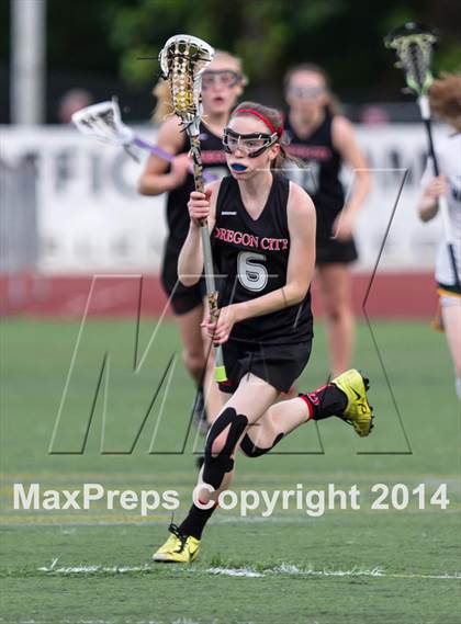 Thumbnail 3 in Oregon City vs. West Linn (Oregon Girls Lacrosse Association Playoff) photogallery.