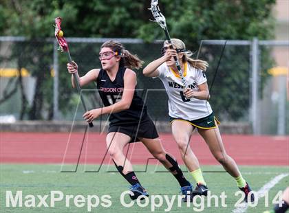 Thumbnail 3 in Oregon City vs. West Linn (Oregon Girls Lacrosse Association Playoff) photogallery.