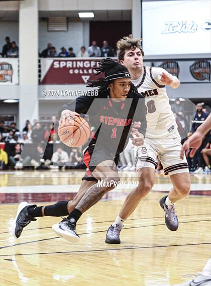 Thumbnail 2 in Archbishop Stepinac vs. Don Bosco Prep (Spalding Hoophall Classic) photogallery.