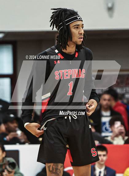 Thumbnail 3 in Archbishop Stepinac vs. Don Bosco Prep (Spalding Hoophall Classic) photogallery.