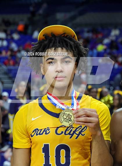 Thumbnail 2 in Silsbee vs. Oak Cliff Faith Family Academy (UIL 4A Basketball Final Medal Ceremony) photogallery.