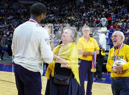 Thumbnail 3 in Silsbee vs. Oak Cliff Faith Family Academy (UIL 4A Basketball Final Medal Ceremony) photogallery.