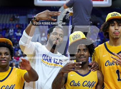 Thumbnail 2 in Silsbee vs. Oak Cliff Faith Family Academy (UIL 4A Basketball Final Medal Ceremony) photogallery.