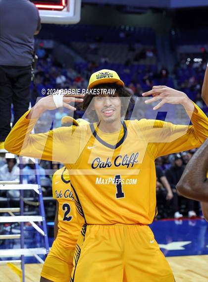 Thumbnail 1 in Silsbee vs. Oak Cliff Faith Family Academy (UIL 4A Basketball Final Medal Ceremony) photogallery.