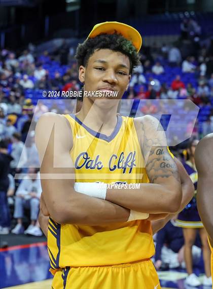 Thumbnail 1 in Silsbee vs. Oak Cliff Faith Family Academy (UIL 4A Basketball Final Medal Ceremony) photogallery.
