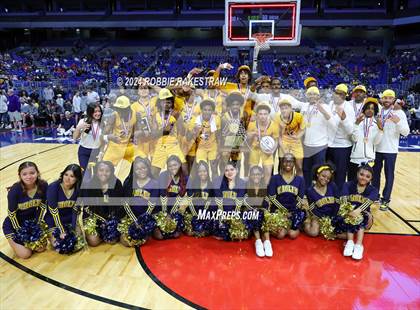 Thumbnail 3 in Silsbee vs. Oak Cliff Faith Family Academy (UIL 4A Basketball Final Medal Ceremony) photogallery.