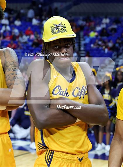 Thumbnail 2 in Silsbee vs. Oak Cliff Faith Family Academy (UIL 4A Basketball Final Medal Ceremony) photogallery.