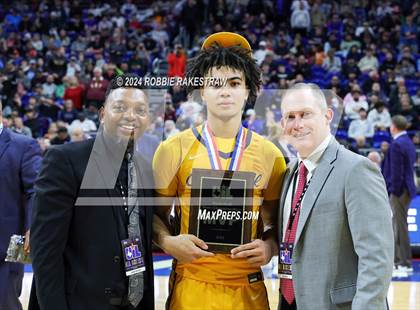 Thumbnail 1 in Silsbee vs. Oak Cliff Faith Family Academy (UIL 4A Basketball Final Medal Ceremony) photogallery.