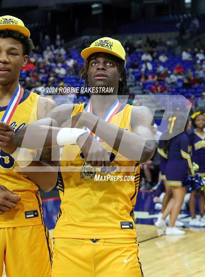 Thumbnail 1 in Silsbee vs. Oak Cliff Faith Family Academy (UIL 4A Basketball Final Medal Ceremony) photogallery.