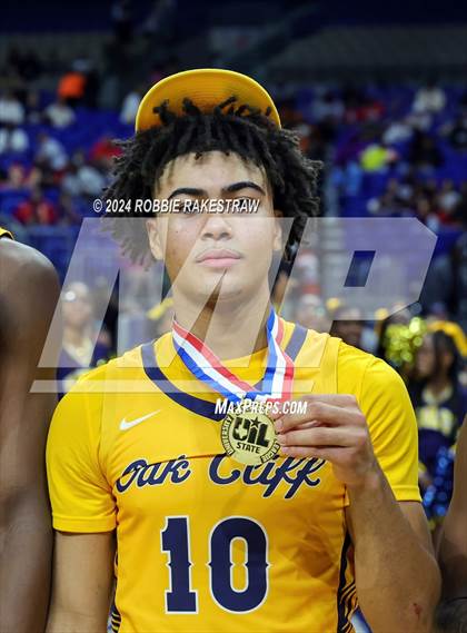 Thumbnail 1 in Silsbee vs. Oak Cliff Faith Family Academy (UIL 4A Basketball Final Medal Ceremony) photogallery.