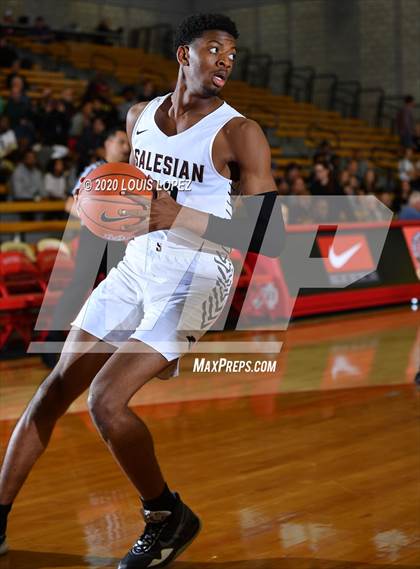 Thumbnail 3 in Salesian College Preparatory vs. Centennial (Nike Extravaganza) photogallery.