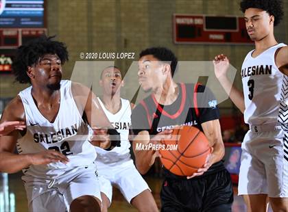 Thumbnail 3 in Salesian College Preparatory vs. Centennial (Nike Extravaganza) photogallery.