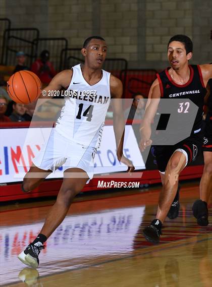 Thumbnail 1 in Salesian College Preparatory vs. Centennial (Nike Extravaganza) photogallery.