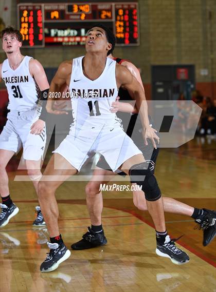 Thumbnail 2 in Salesian College Preparatory vs. Centennial (Nike Extravaganza) photogallery.