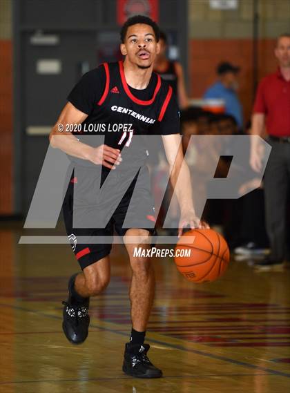 Thumbnail 3 in Salesian College Preparatory vs. Centennial (Nike Extravaganza) photogallery.