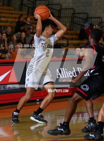 Thumbnail 2 in Salesian College Preparatory vs. Centennial (Nike Extravaganza) photogallery.