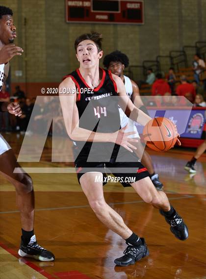 Thumbnail 1 in Salesian College Preparatory vs. Centennial (Nike Extravaganza) photogallery.