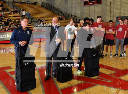 Thumbnail 2 in Salesian College Preparatory vs. Centennial (Nike Extravaganza) photogallery.