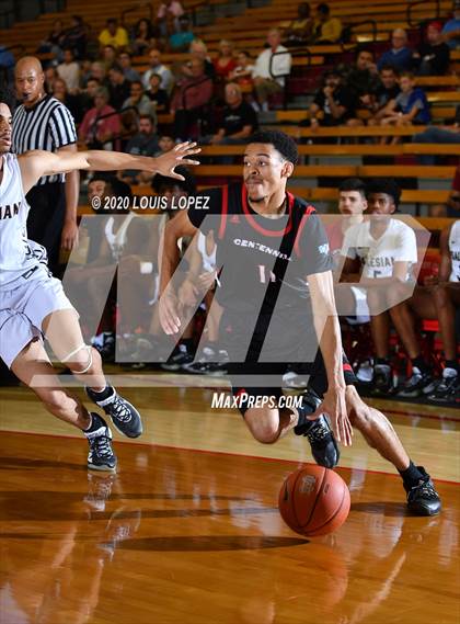 Thumbnail 3 in Salesian College Preparatory vs. Centennial (Nike Extravaganza) photogallery.