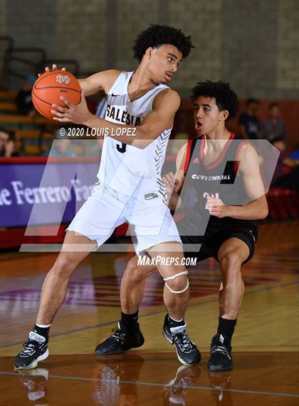 Thumbnail 1 in Salesian College Preparatory vs. Centennial (Nike Extravaganza) photogallery.