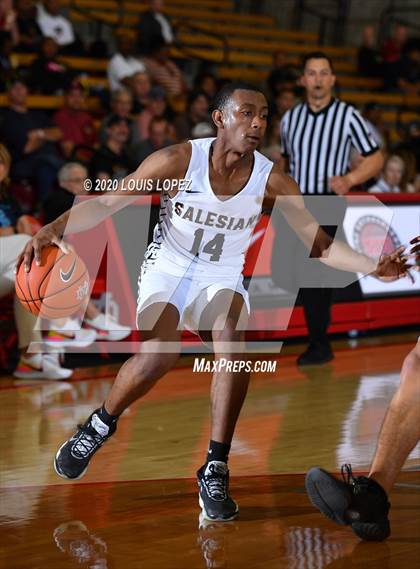 Thumbnail 2 in Salesian College Preparatory vs. Centennial (Nike Extravaganza) photogallery.
