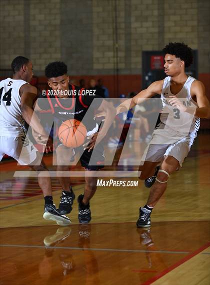 Thumbnail 3 in Salesian College Preparatory vs. Centennial (Nike Extravaganza) photogallery.