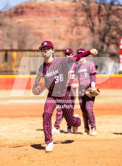 Thumbnail 2 in Judge Memorial Catholic vs. Morgan (Chuckwagon Classic) photogallery.