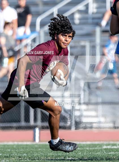Thumbnail 1 in Whitney vs Lincoln 7v7 scrimmage photogallery.