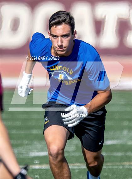 Thumbnail 2 in Whitney vs Lincoln 7v7 scrimmage photogallery.