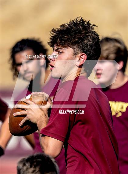 Thumbnail 1 in Whitney vs Lincoln 7v7 scrimmage photogallery.