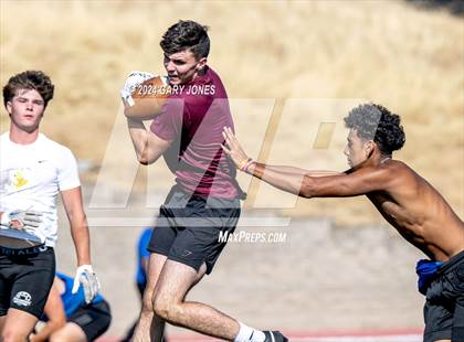 Thumbnail 1 in Whitney vs Lincoln 7v7 scrimmage photogallery.
