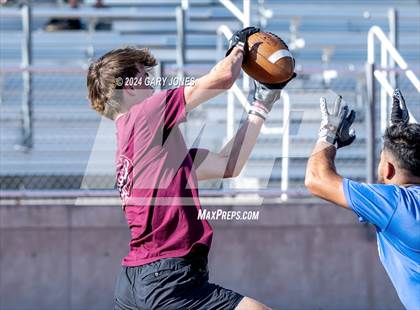 Thumbnail 1 in Whitney vs Lincoln 7v7 scrimmage photogallery.