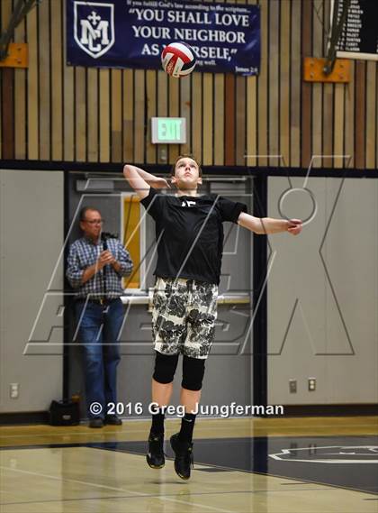 Thumbnail 2 in Drake @ Marin Catholic (MCAL Semifinal) photogallery.