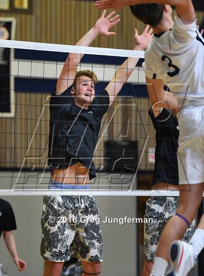 Thumbnail 1 in Drake @ Marin Catholic (MCAL Semifinal) photogallery.