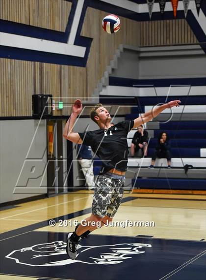 Thumbnail 1 in Drake @ Marin Catholic (MCAL Semifinal) photogallery.