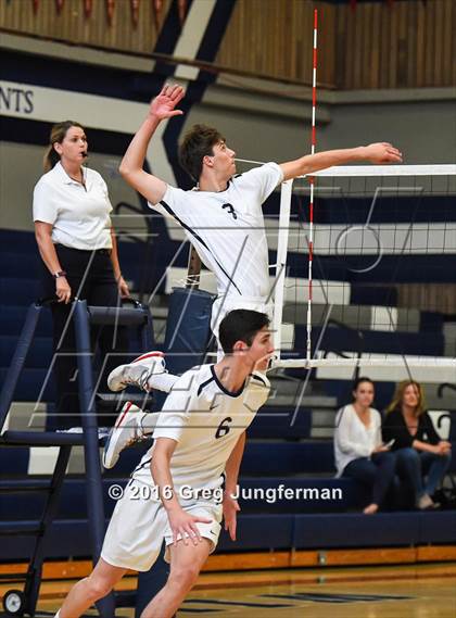 Thumbnail 2 in Drake @ Marin Catholic (MCAL Semifinal) photogallery.