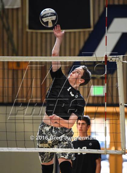 Thumbnail 2 in Drake @ Marin Catholic (MCAL Semifinal) photogallery.