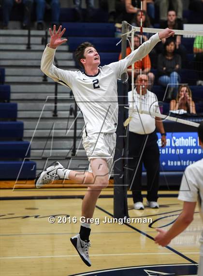 Thumbnail 1 in Drake @ Marin Catholic (MCAL Semifinal) photogallery.