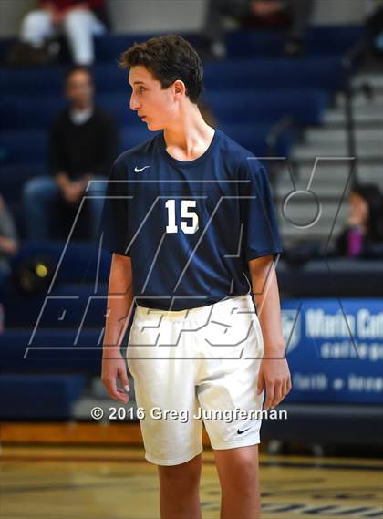 Thumbnail 1 in Drake @ Marin Catholic (MCAL Semifinal) photogallery.