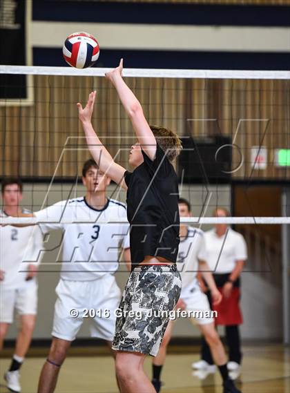 Thumbnail 1 in Drake @ Marin Catholic (MCAL Semifinal) photogallery.